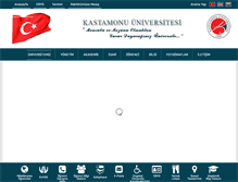 Tablet Screenshot of kastamonu.edu.tr